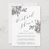 Secret Garden Virtual Bridal of Baby shower Kaart (Voorkant)