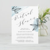 Secret Garden Virtual Long Distance Baby shower Kaart (Staand voorkant)