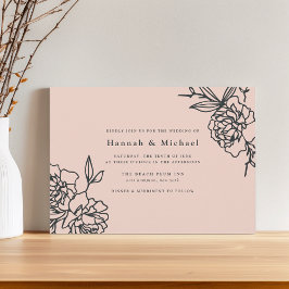 Secret Garden Wedding Invitation | Blush Kaart