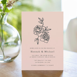 Secret Garden Wedding Invitation | Blush Kaart