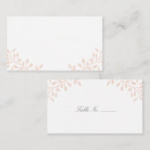 Secret Garden Wedding Place Cards 100 pk Plaatskaartje (Voorkant / Achterkant)
