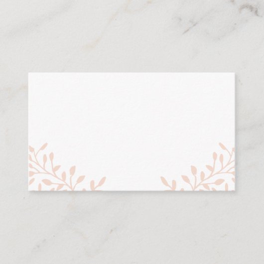 Secret Garden Wedding Place Cards 100 pk Plaatskaartje (Voorkant)