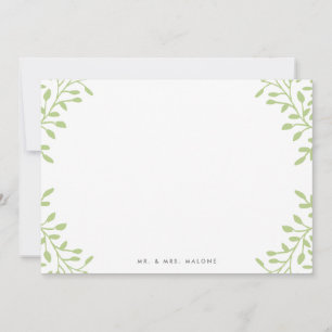 Secret Garden Wedding Stationery - Apple Notitiekaartje