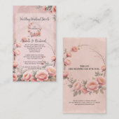 Secret Garden Wedding Weekend Info Informatiekaartje (Voorkant / Achterkant)