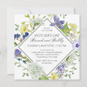 Secret Garden Wildbloemen Moederdag Brunch Kaart (Voorkant)