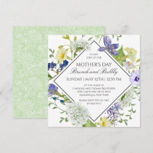 Secret Garden Wildbloemen Moederdag Brunch Kaart