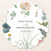 Secret Garden Wildflower Lijst Kartonnen Onderzetters (Voorkant)