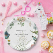 Secret Garden Wildflower Lijst Papieren Bordje (Feest)