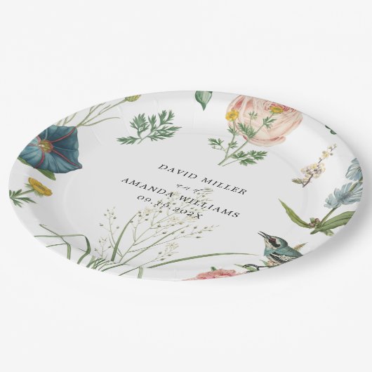 Secret Garden Wildflower Lijst Papieren Bordje (Gekanteld)