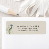 Secret Garden WildFlowers Tafelnummer Etiket (Insitu)