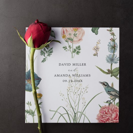 Secret Garden WildFowers Lijst Servet