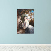 Secret Girl's True Forbidden Love Note Valentine Canvas Afdruk (Insitu (Houten vloer))