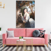 Secret Girl's True Forbidden Love Note Valentine Canvas Afdruk (Insitu (Woonkamer))