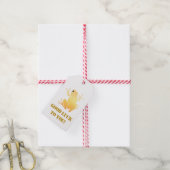 Secret Heart -Gold Flying Frog Classic Cadeaulabel (Met Touw)