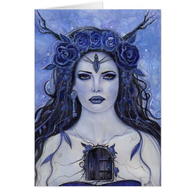 Secret keeper gothic art wenskaart van Renee (Voorkant)