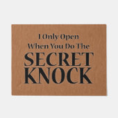Secret Knock Deurmat (Voorkant)