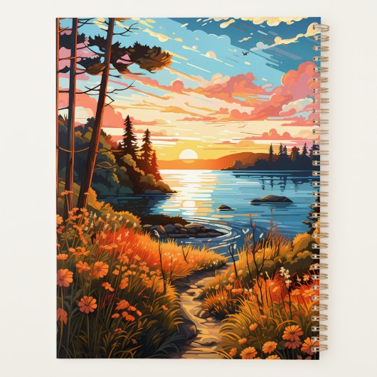 Secret Lake Path Planner (Achterkant)