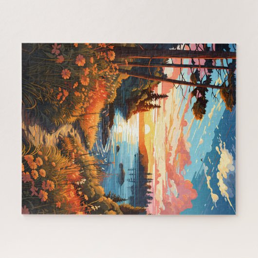 Secret Lake Path puzzel (Horizontaal)