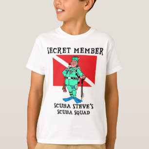 Secret Member SCUBA Steve Kinder T-shirt