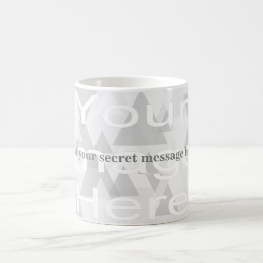 Secret Message Morphing Template Mug Magische Mok (Center)