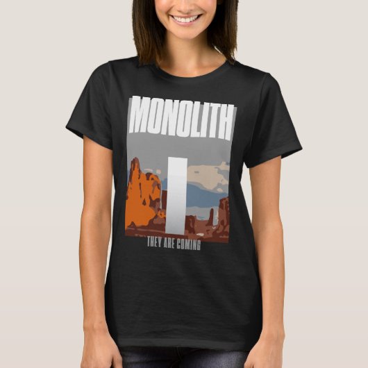 Secret Monolith van Utah T-shirt (Voorkant)