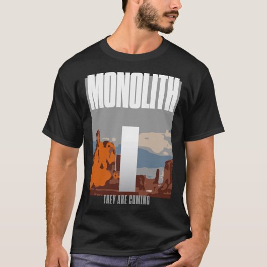 Secret Monolith van Utah T-shirt (Voorkant)