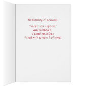 Secret Pal Cute Monkey op de Dag van de Valentijn (Binnen (Rechts))