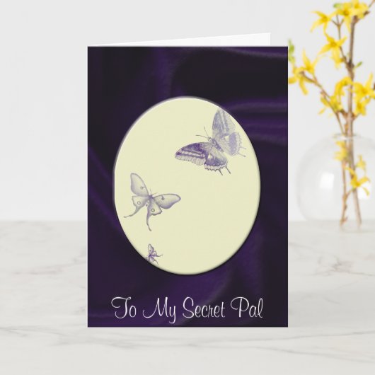 Secret Pal Kaart (Gele Bloem)