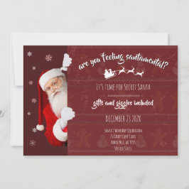 Secret Santa-feest – Cadeaus en gegiechel uitnodig