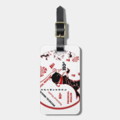 Secret Santa Gift – Welvaart & Rijkdom Bagagelabel (Voorkant verticaal)