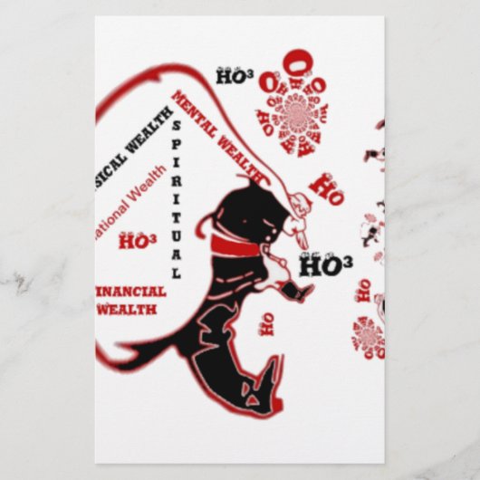 Secret Santa Gift – Welvaart & Rijkdom Briefpapier (Voorkant)