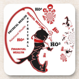 Secret Santa Gift – Welvaart & Rijkdom Drankjes Onderzetter