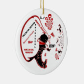 Secret Santa Gift – Welvaart & Rijkdom Keramisch Ornament (Rechts)