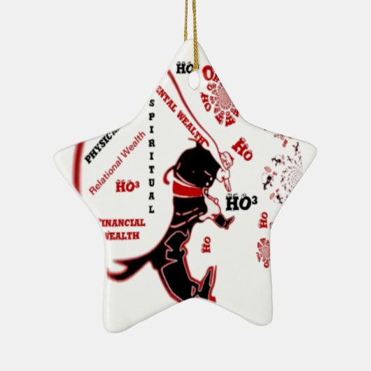 Secret Santa Gift – Welvaart & Rijkdom Keramisch Ornament (Rechts)