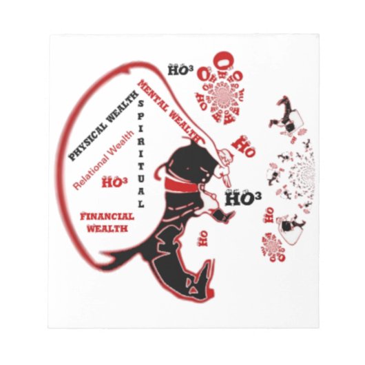 Secret Santa Gift – Welvaart & Rijkdom Notitieblok (Voorkant)