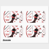 Secret Santa Gift – Welvaart & Rijkdom Rechthoekige Sticker (Vel)