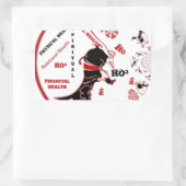 Secret Santa Gift – Welvaart & Rijkdom Rechthoekige Sticker (Tas)