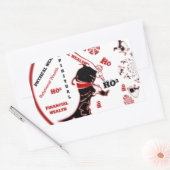 Secret Santa Gift – Welvaart & Rijkdom Rechthoekige Sticker (Envelop)