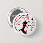 Secret Santa Gift – Welvaart & Rijkdom Ronde Button 5,7 Cm (Voorkant /achterkant)