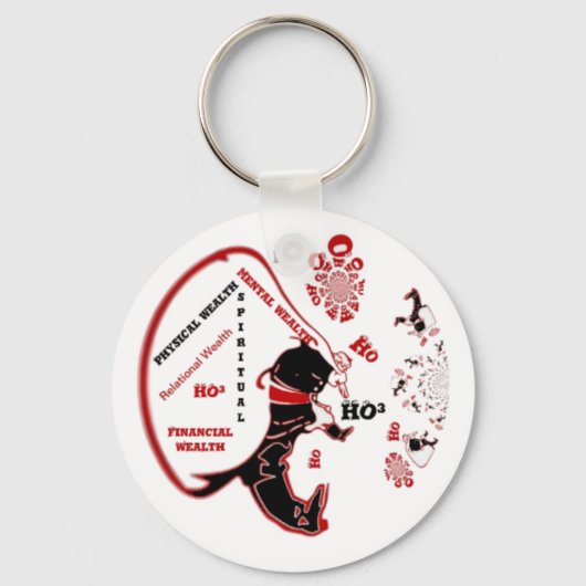 Secret Santa Gift – Welvaart & Rijkdom Sleutelhanger (Voorkant)