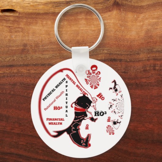 Secret Santa Gift – Welvaart & Rijkdom Sleutelhanger (Voorkant)