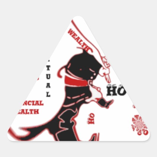 Secret Santa Gift – Welvaart & Rijkdom Sticker (Voorkant)