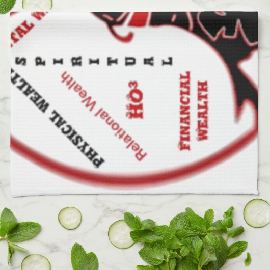 Secret Santa Gift – Welvaart & Rijkdom Theedoek (Gevouwen)