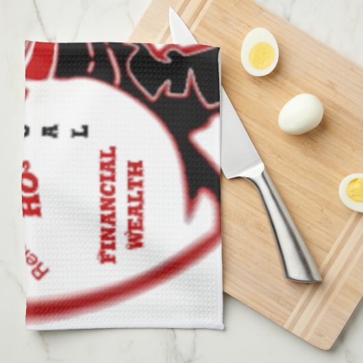 Secret Santa Gift – Welvaart & Rijkdom Theedoek (Quarter Fold)