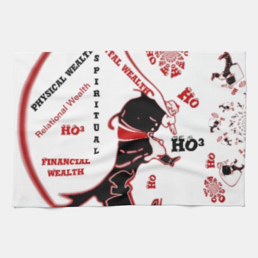 Secret Santa Gift – Welvaart & Rijkdom Theedoek (Horizontaal)