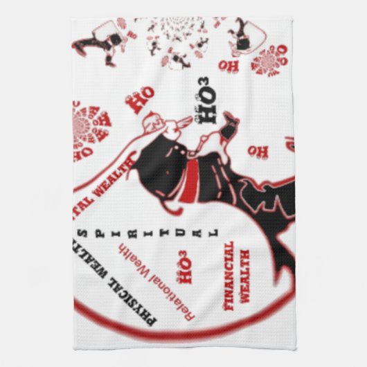 Secret Santa Gift – Welvaart & Rijkdom Theedoek (Verticaal)