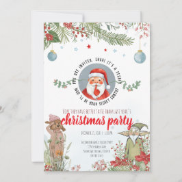 Secret Santa Party – Woodland Christmas Fun Kaart