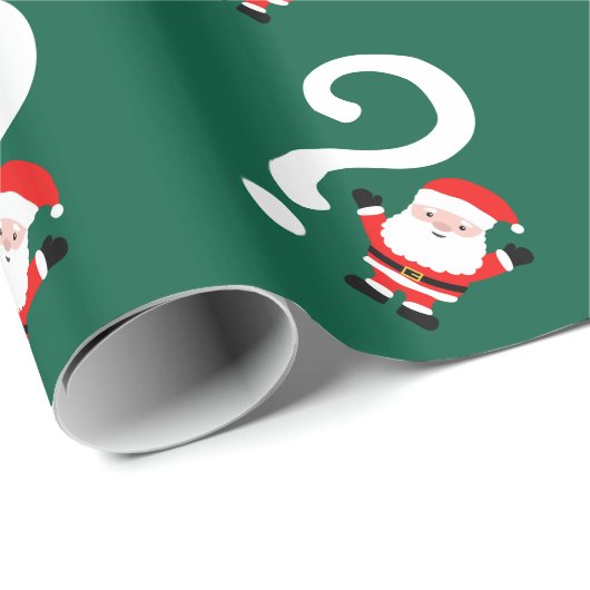 Secret Santa question mark Christmas  Cadeaupapier (Rol Hoek)