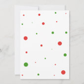 Secret Santa Reindeer Elf Kinder kerstfeest Kaart (Achterkant)