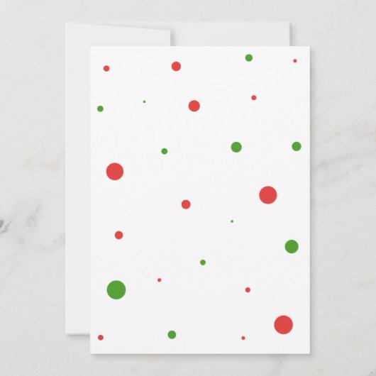 Secret Santa Reindeer Elf Kinder kerstfeest Kaart (Achterkant)